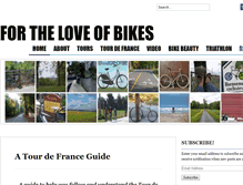 Tablet Screenshot of loveofbikes.com
